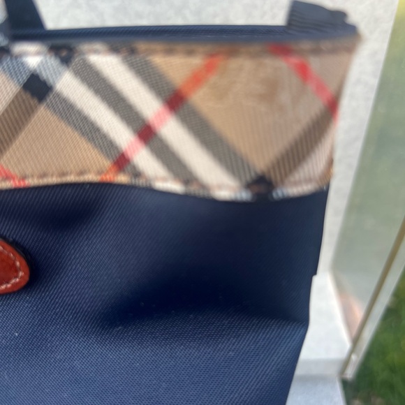 Very rare bundle BURBERRY Nova Check Mini  Bag + scarf twilly +chain New in Box - Picture 8 of 17